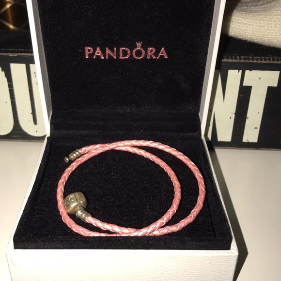 Pandora Jewelry - Pink Pandora charm bracelet